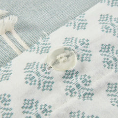 3 Piece Cotton Jacquard Duvet Cover Set perspective