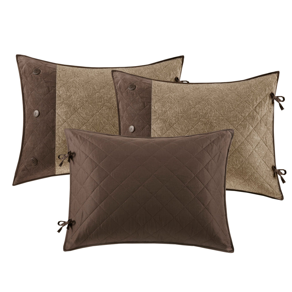 6 Piece Reversible Daybed Cover Set Brown Daybed Media 2