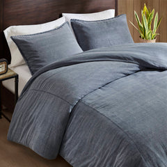 3PCS Twill Washed Duvet Set perspective
