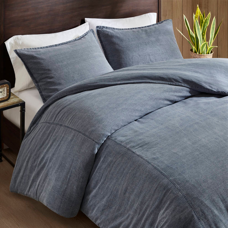 3PCS Twill Washed Duvet Set