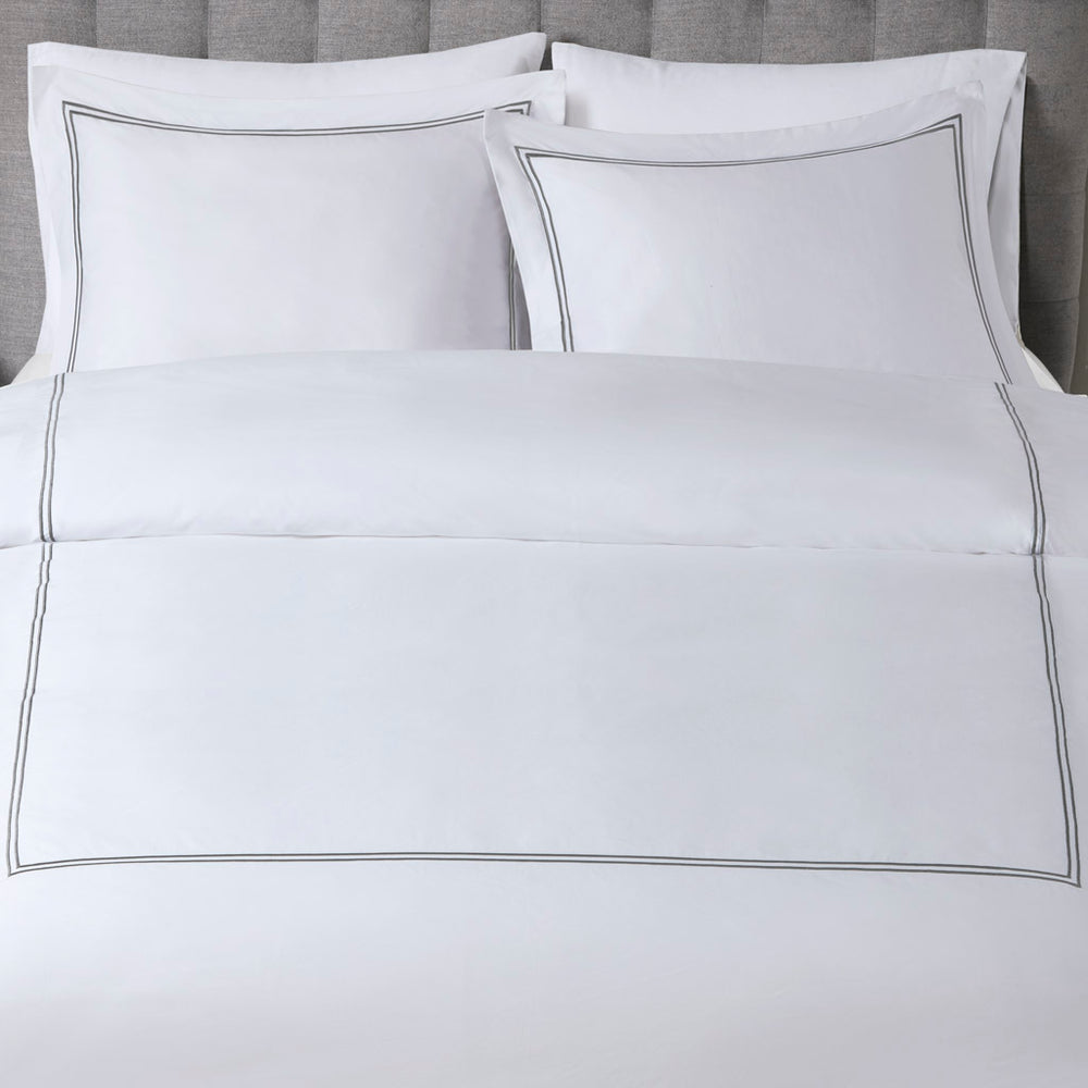 Full/Queen 100% Cotton Sateen Embroidered Comforter Set Media 7