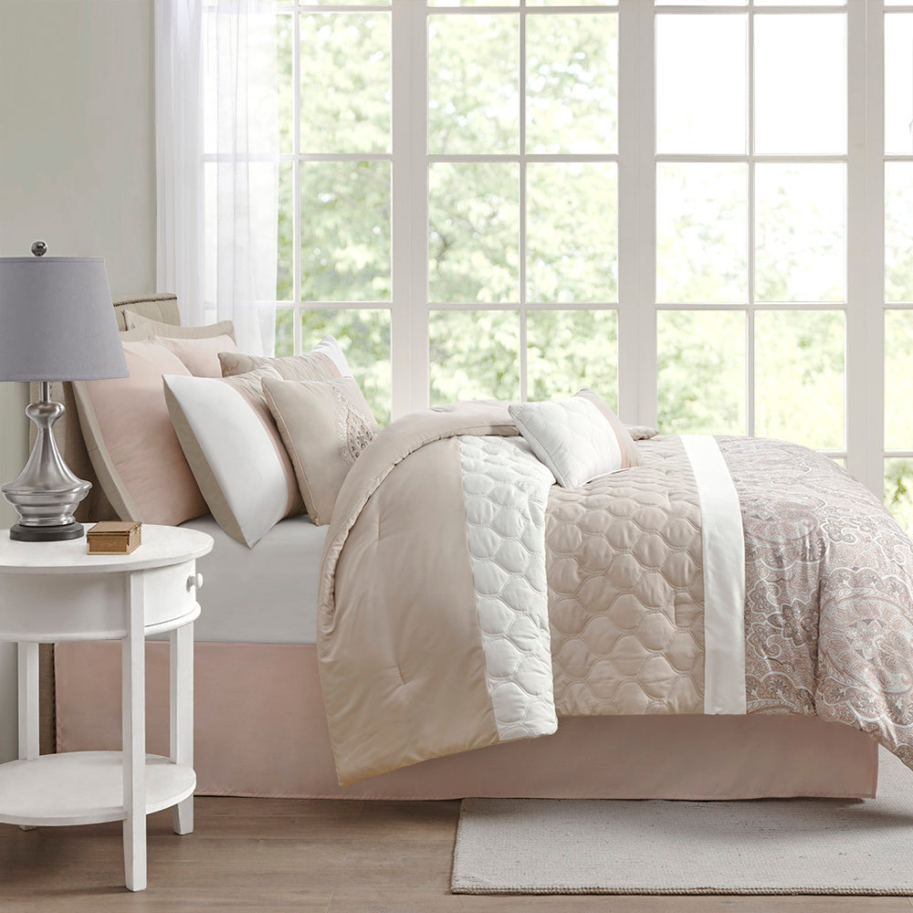 King 8 Piece Comforter Set Media 10