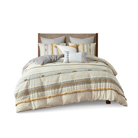 Full/Queen 3 Piece Cotton Duvet Cover Set Media 7