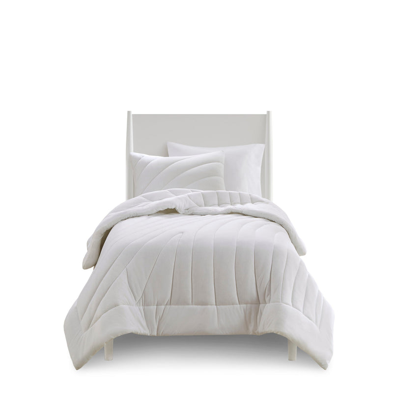 Poly Jersey Puffy Comforter Set