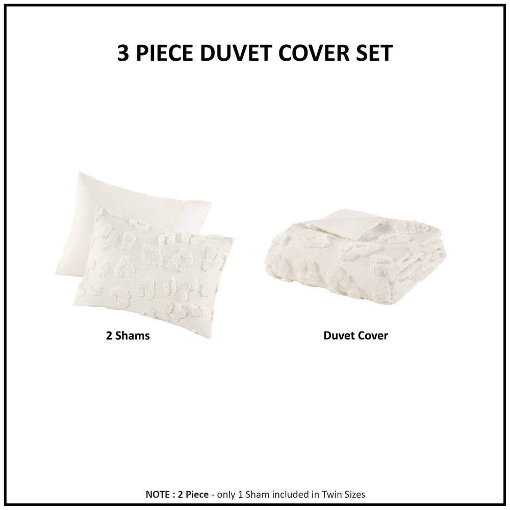 Animal Chenille Duvet Cover Set Full/Queen Media 6