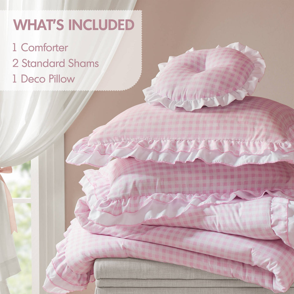 4-Piece Full/Queen Comforter Set Media 7
