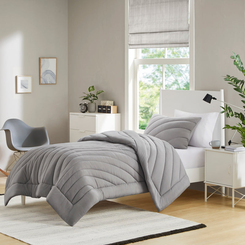 Poly Jersey Puffy Comforter Set