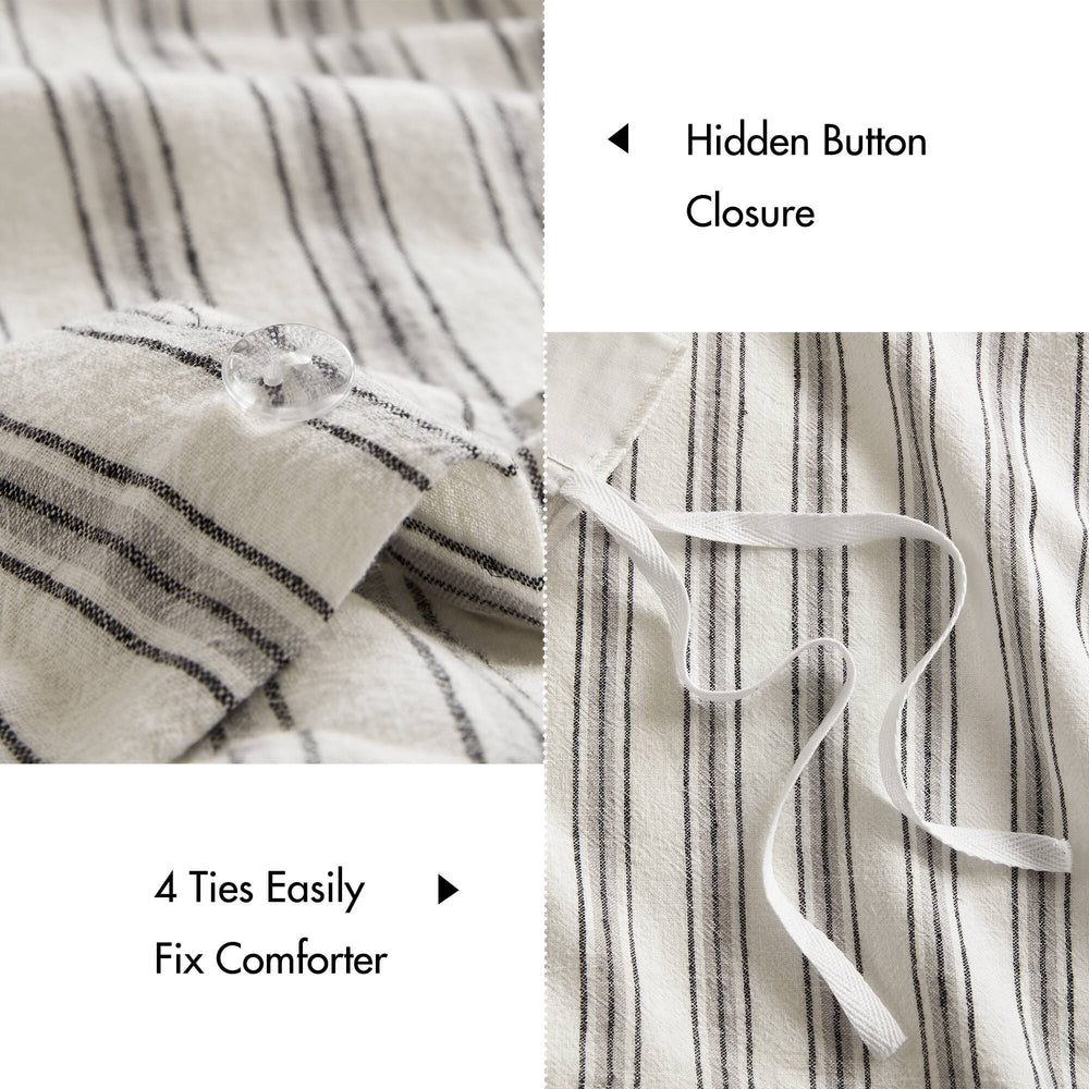 3 PCS Queen Duvet Set Tan Media 4