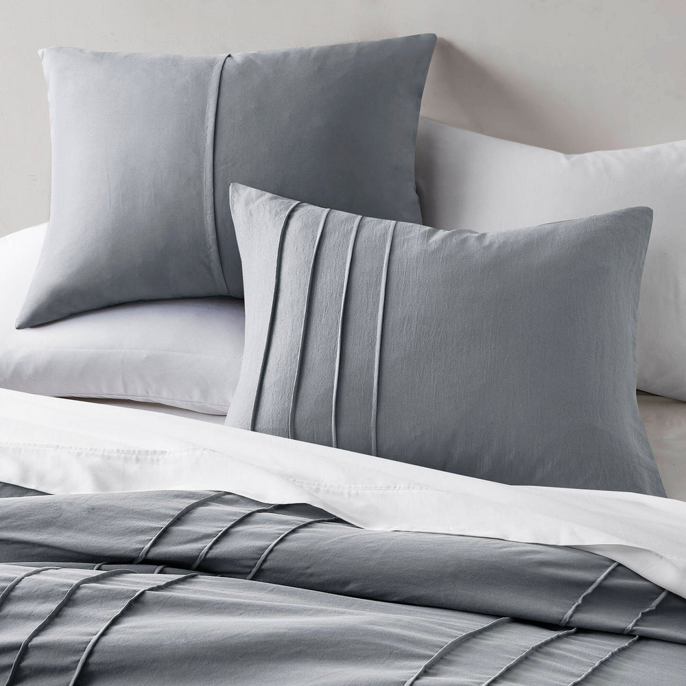 2-Piece Twin/Twin XL Soft Washed Pleated Comforter Set Media 10