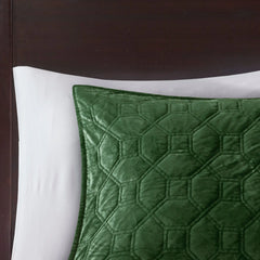 3 Piece Velvet Quilt Set perspective
