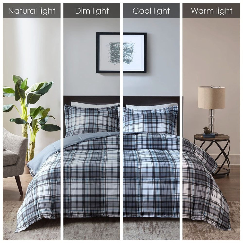 Twin/Twin XL 3M Scotchgard Down Alternative All Season Comforter Set Media 6
