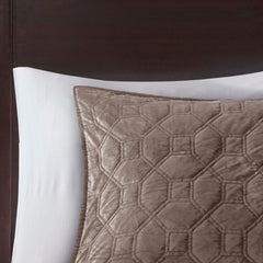 3 Piece Velvet Quilt Set perspective