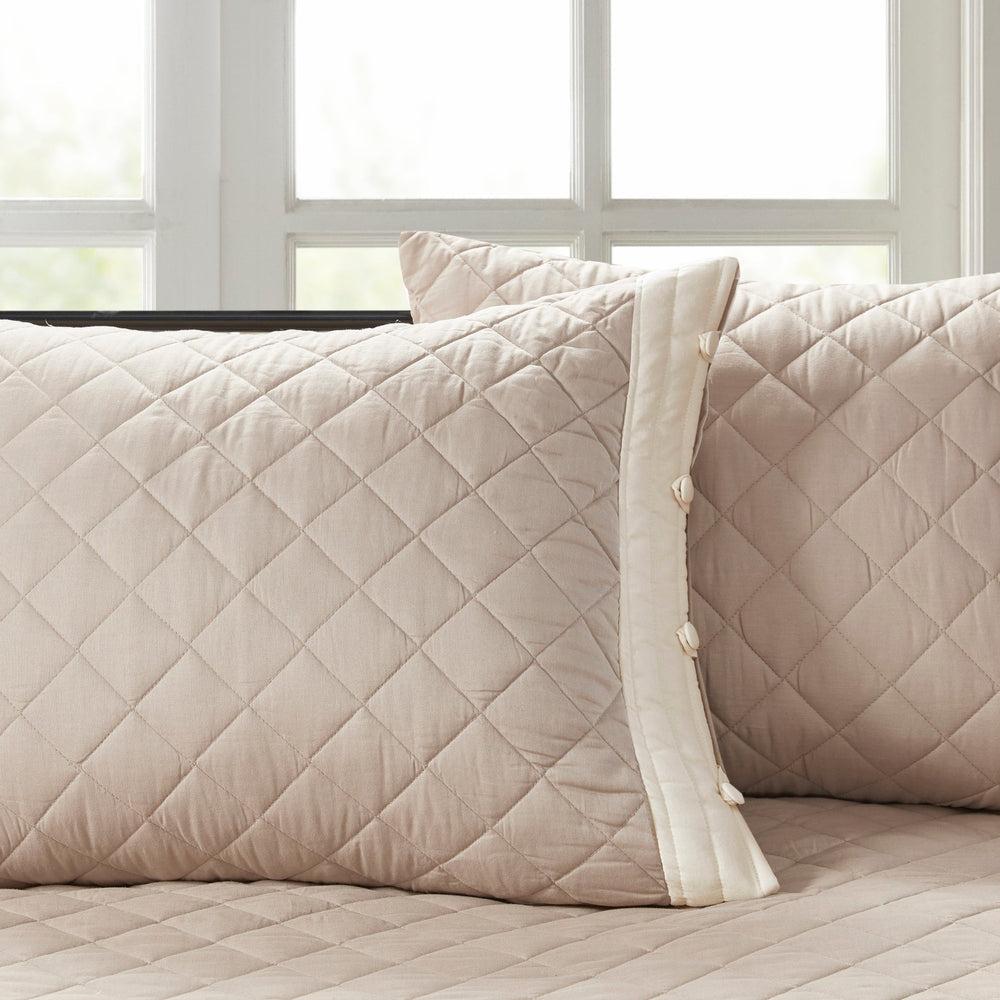 6 Piece Cotton Daybed Cover Set Khaki Daybed Media 12