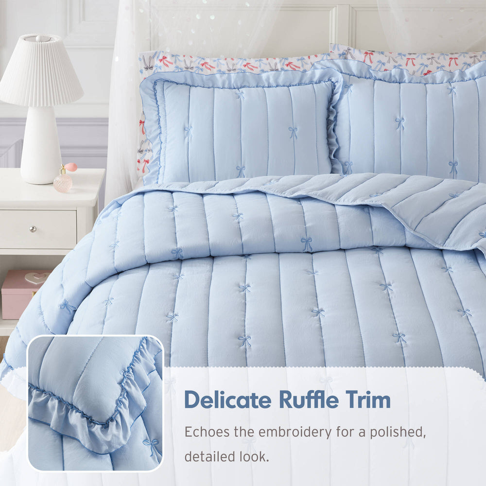 3- Piece Full/Queen Quilt Mini Set Media 6