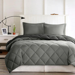 3M Scotchgard Diamond Quilting Reversible Down Alternative Comforter Set perspective