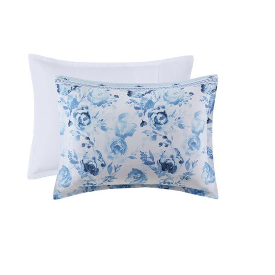 Twin/Twin XL Floral Striped Comforter Set Media 19