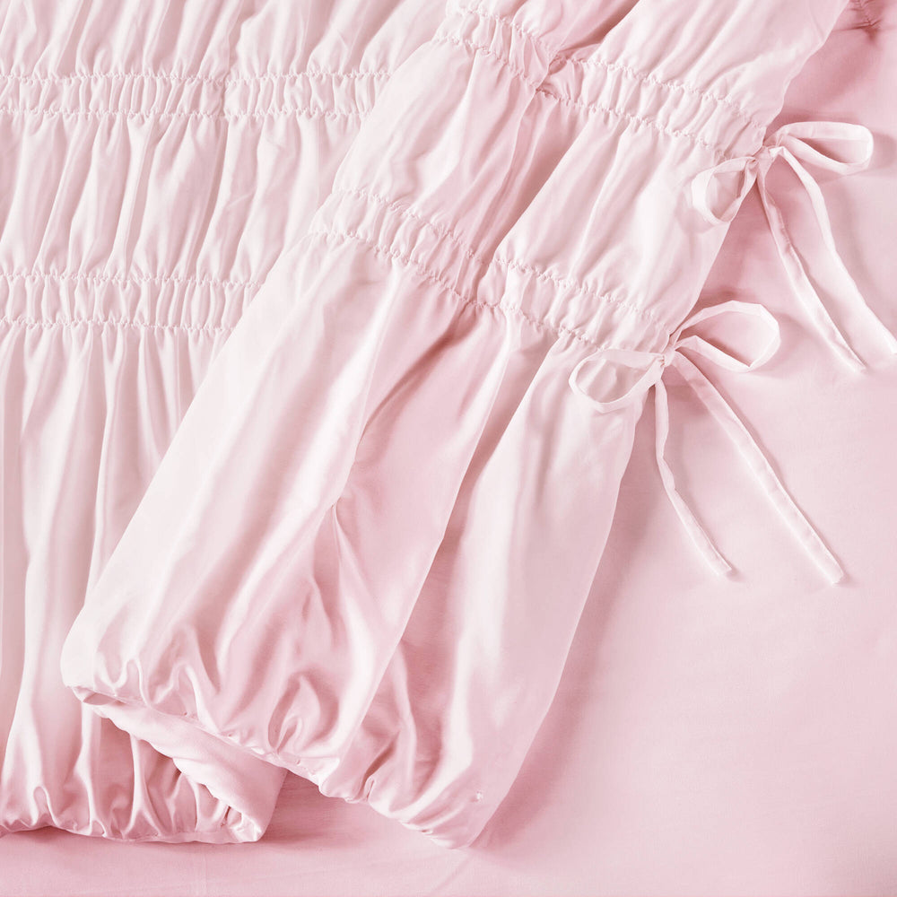 5 Pieces Full/Queen Comforter Set,Pink Media 8