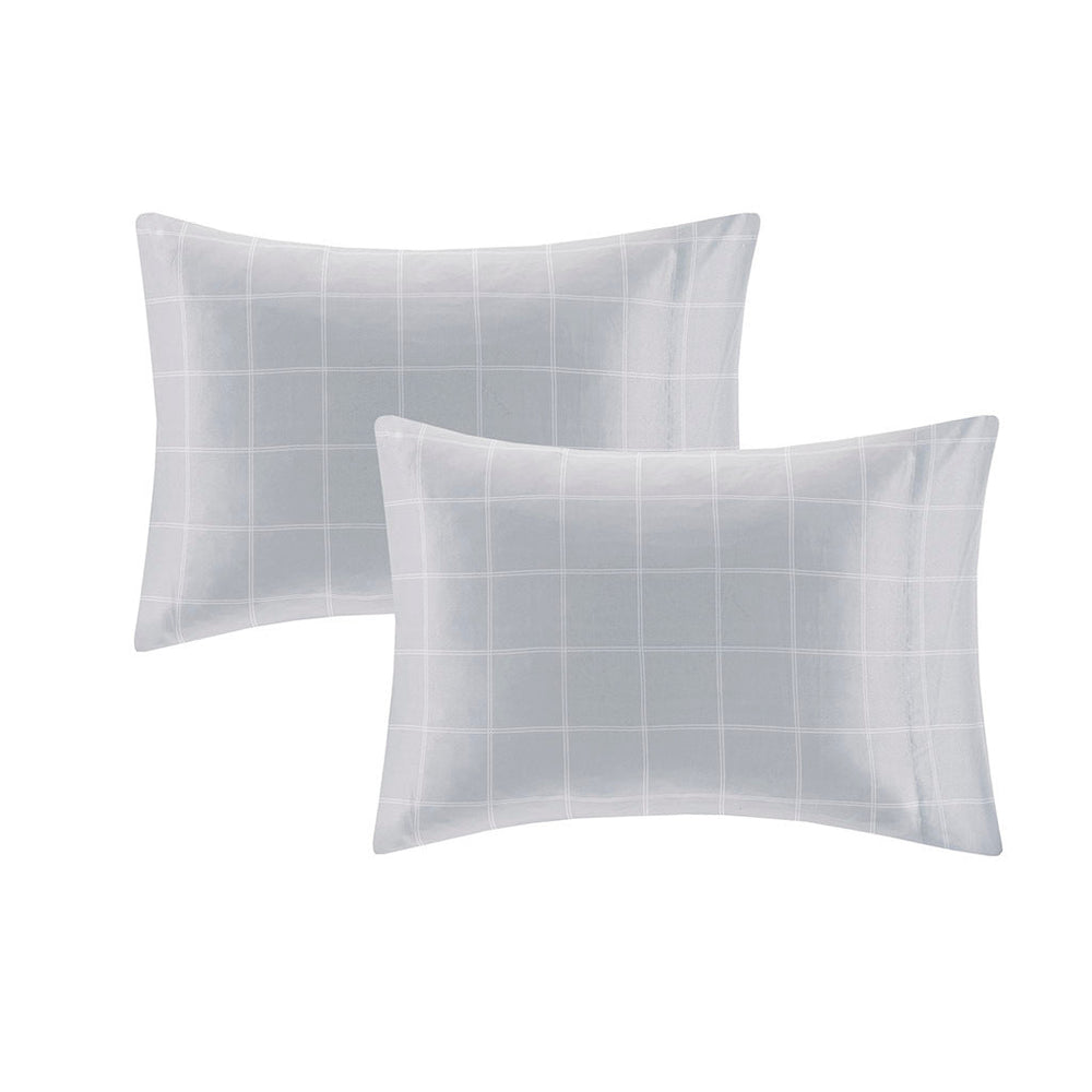 Twin Striped Comforter Set with Bed Sheets Media 14