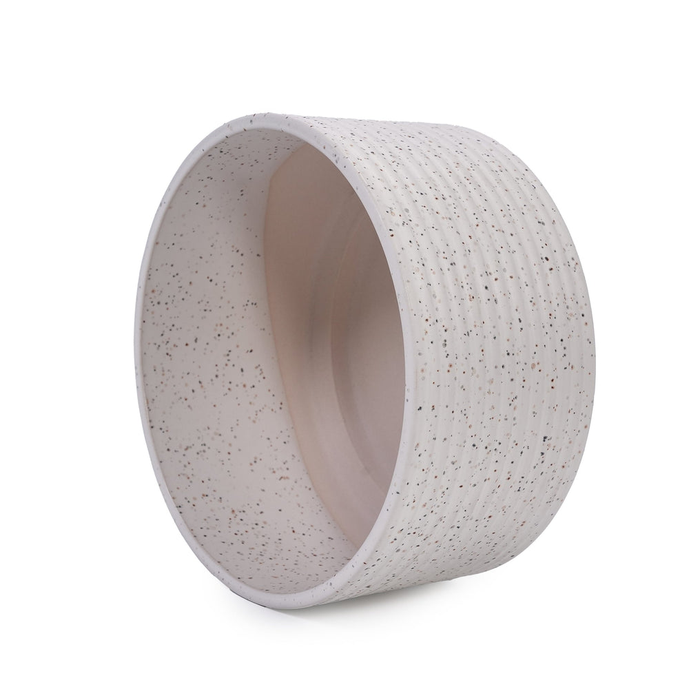 2 Pieces Ceramic Flowerpot, Modern Planter for Patio, Garden or Windowsills - Milk White Media 10