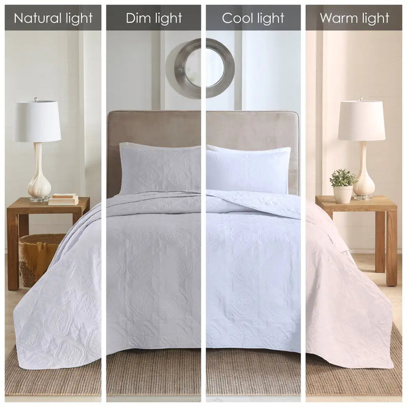 3 Piece Reversible Bedspread Set
