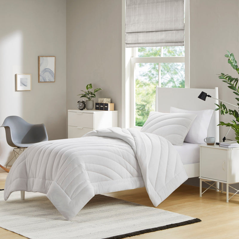 Poly Jersey Puffy Comforter Set