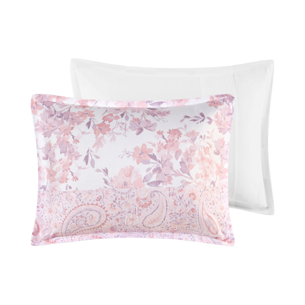 2PCS Twin/Twin XL Floral Paisley Duvet Cover Set Media 3