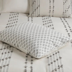 3 Piece Cotton Jacquard Duvet Cover Set perspective