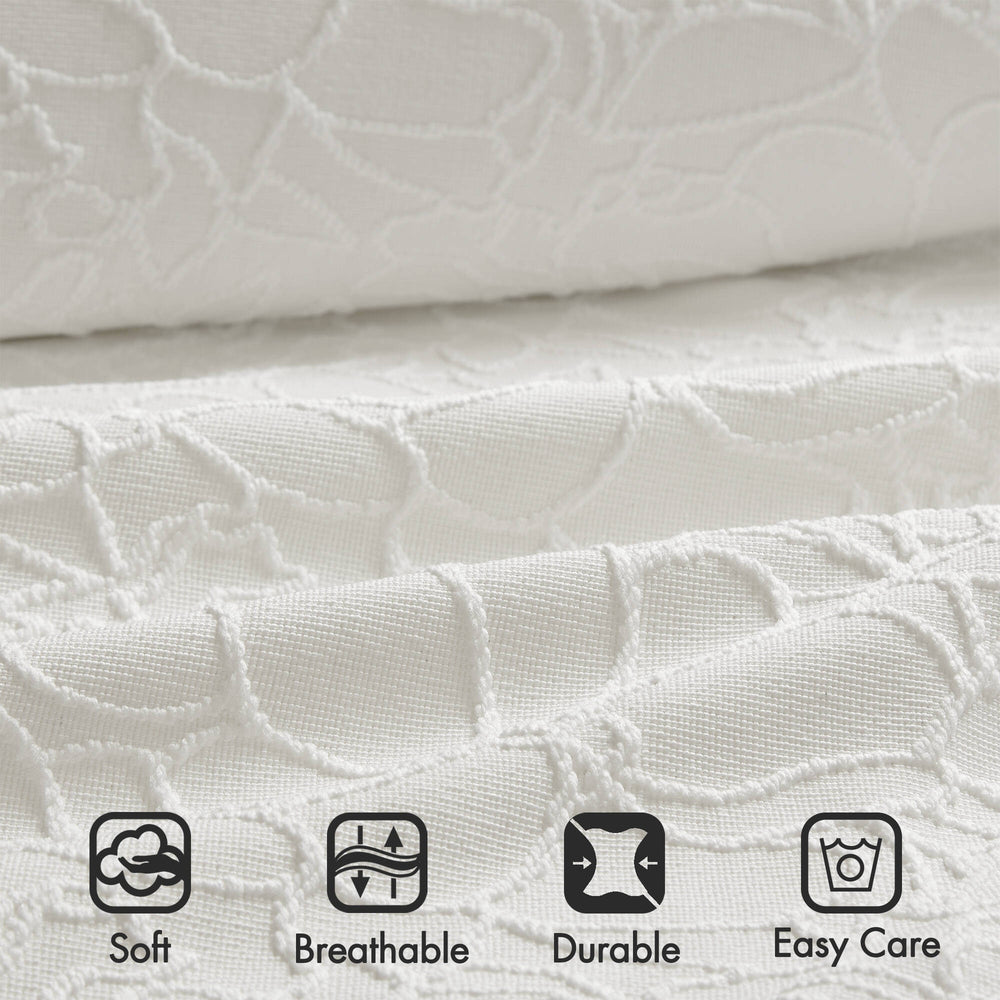 3PCS Queen Bedspread Set Media 9
