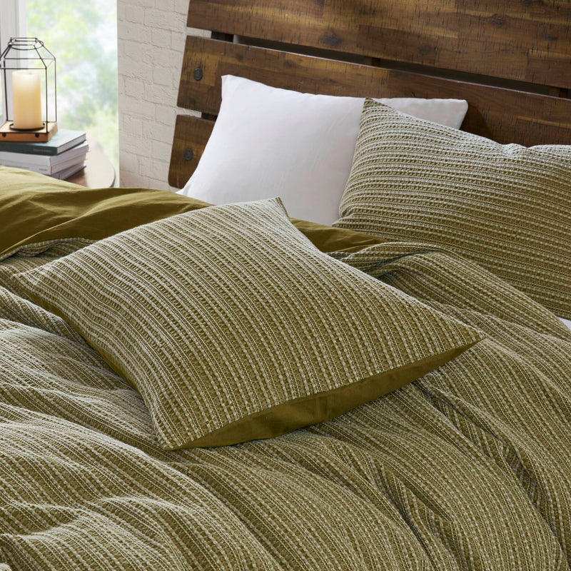 3PCS Waffle Washed Duvet Set