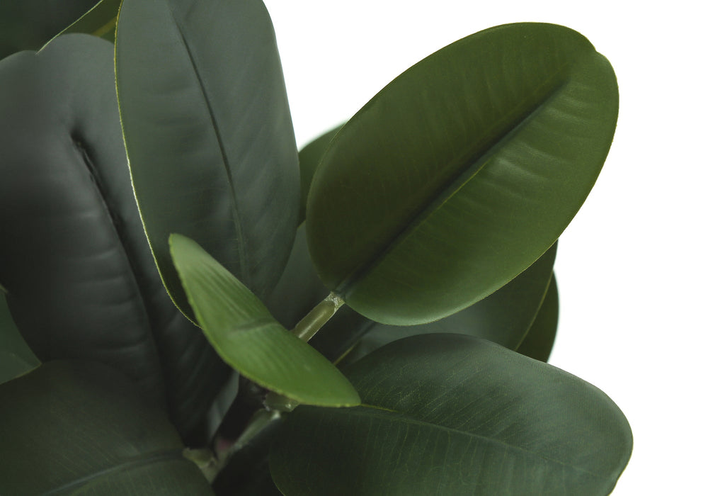 Artificial Plant, 31' Tall, Garcinia Tree, Indoor, Faux, Fake, Floor, Greenery, Potted, Real Touch, Decorative, Green Leaves, White Cement Pot Media 3