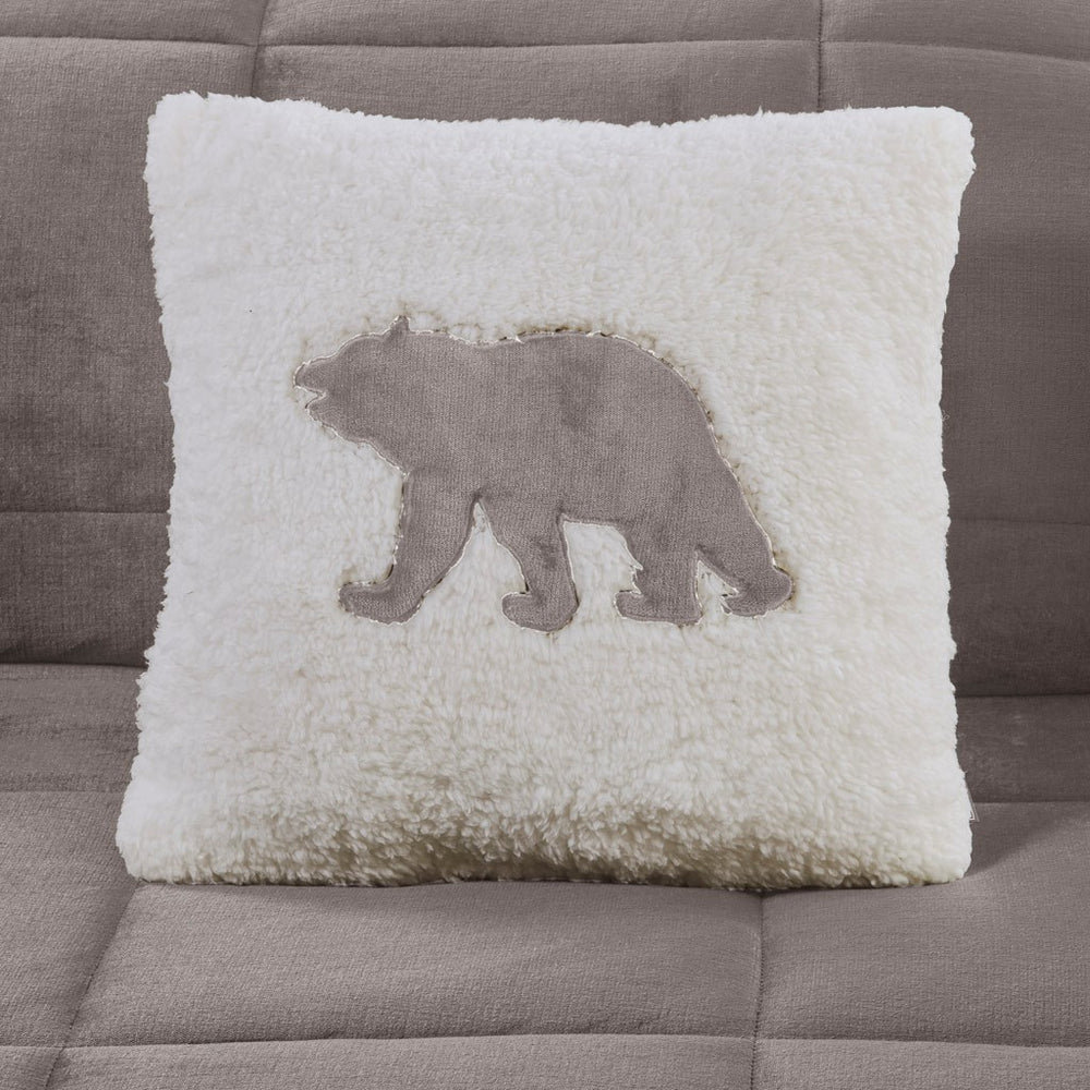 Full/Queen Plush to Sherpa Down Alternative Comforter Set Media 6