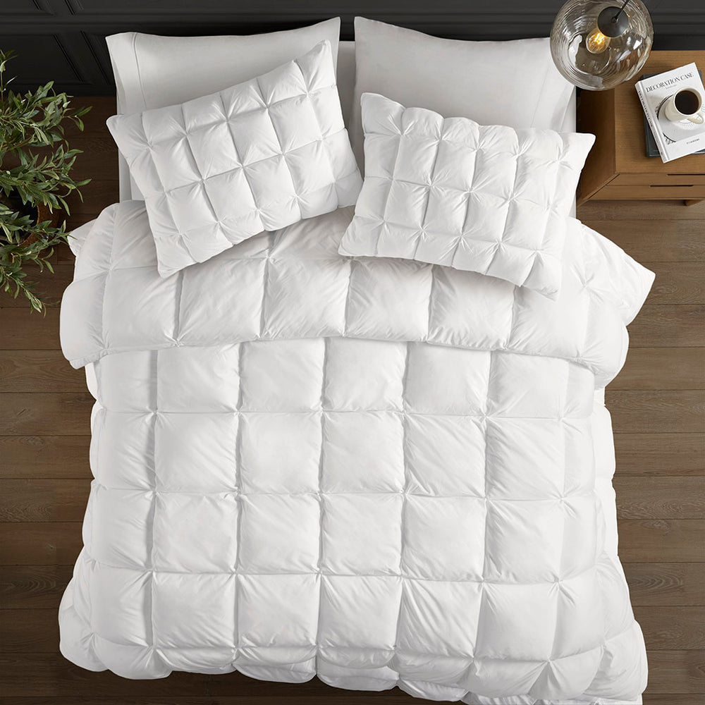 Overfilled Down Alternative Comforter White King/Cal King Media 14