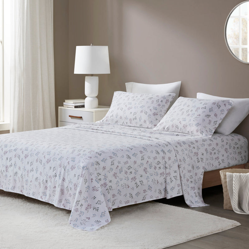 4-Piece 100% Cotton Printed Sheet Set