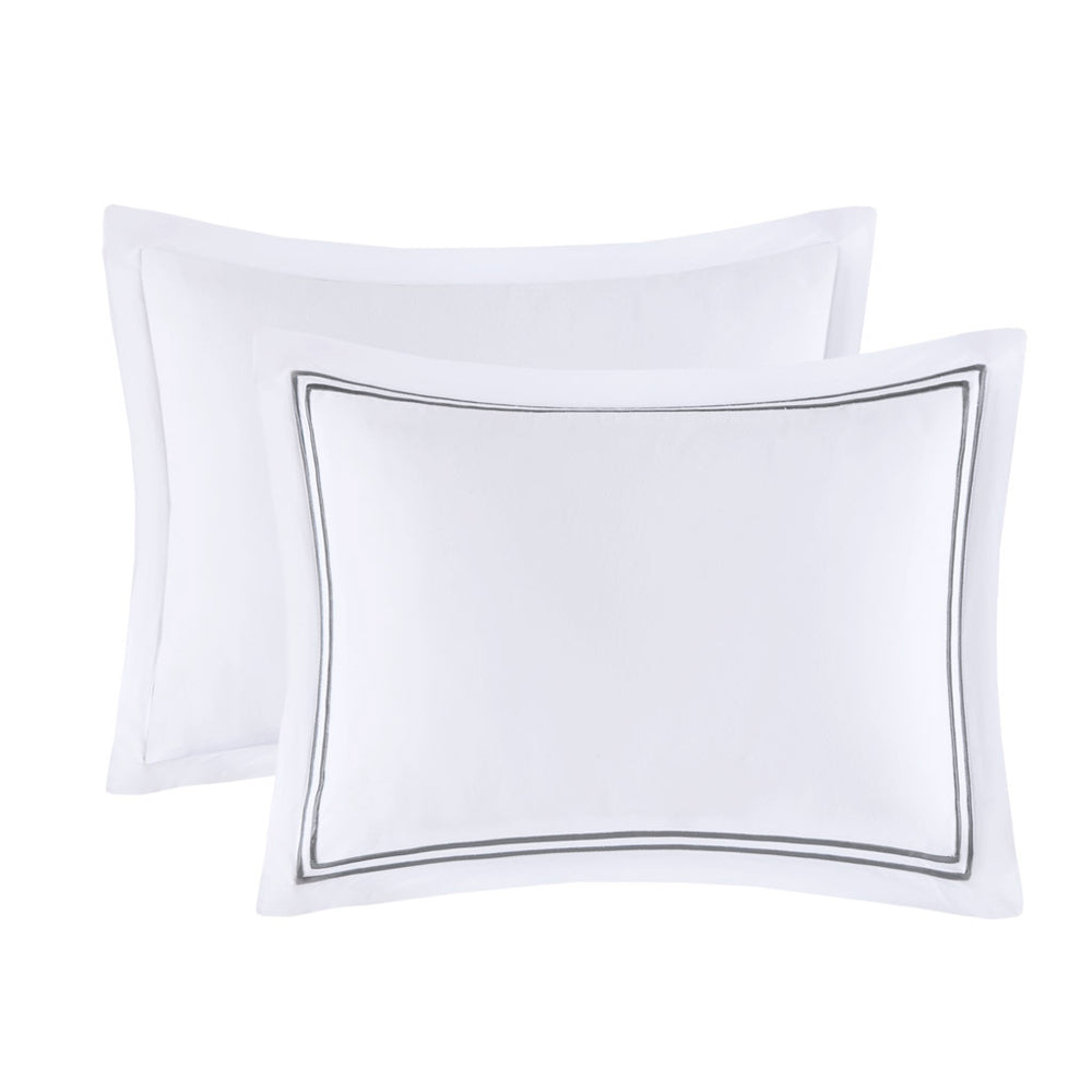Full/Queen 100% Cotton Sateen Embroidered Comforter Set Media 13