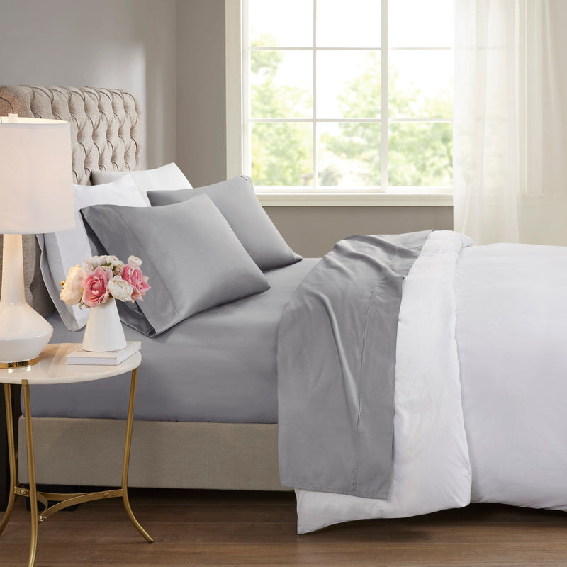4-Piece Cooling Cotton Blend Sheet Set