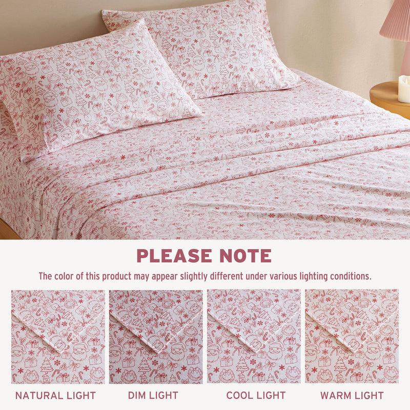 100% Cotton Pigment Printed Sheet Set