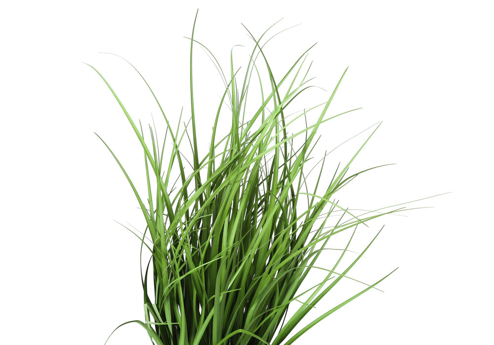 Artificial Plant, 23' Tall, Grass, Indoor, Faux, Fake, Table, Greenery, Potted, Real Touch, Decorative, Green Grass, Black Pot Media 5