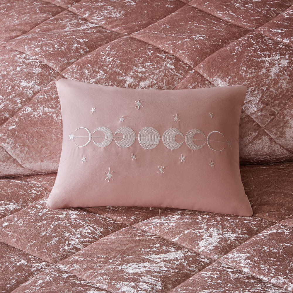 Full/Queen Velvet Duvet Cover Set with Throw Pillow Media 3