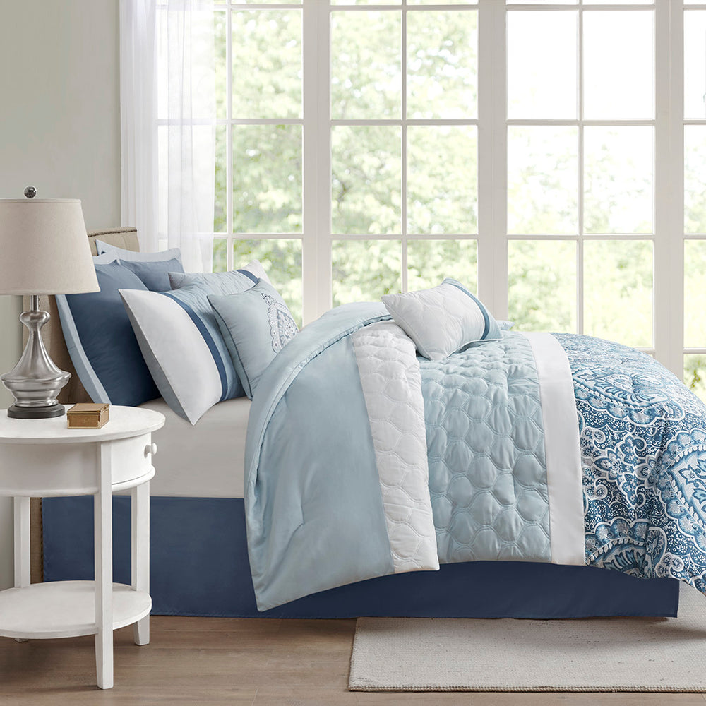 Queen 8 Piece  Comforter Set Media 8