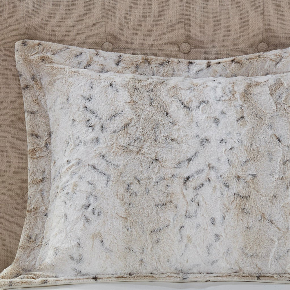Full/Queen 4PC Faux Fur Comforter Set Media 4