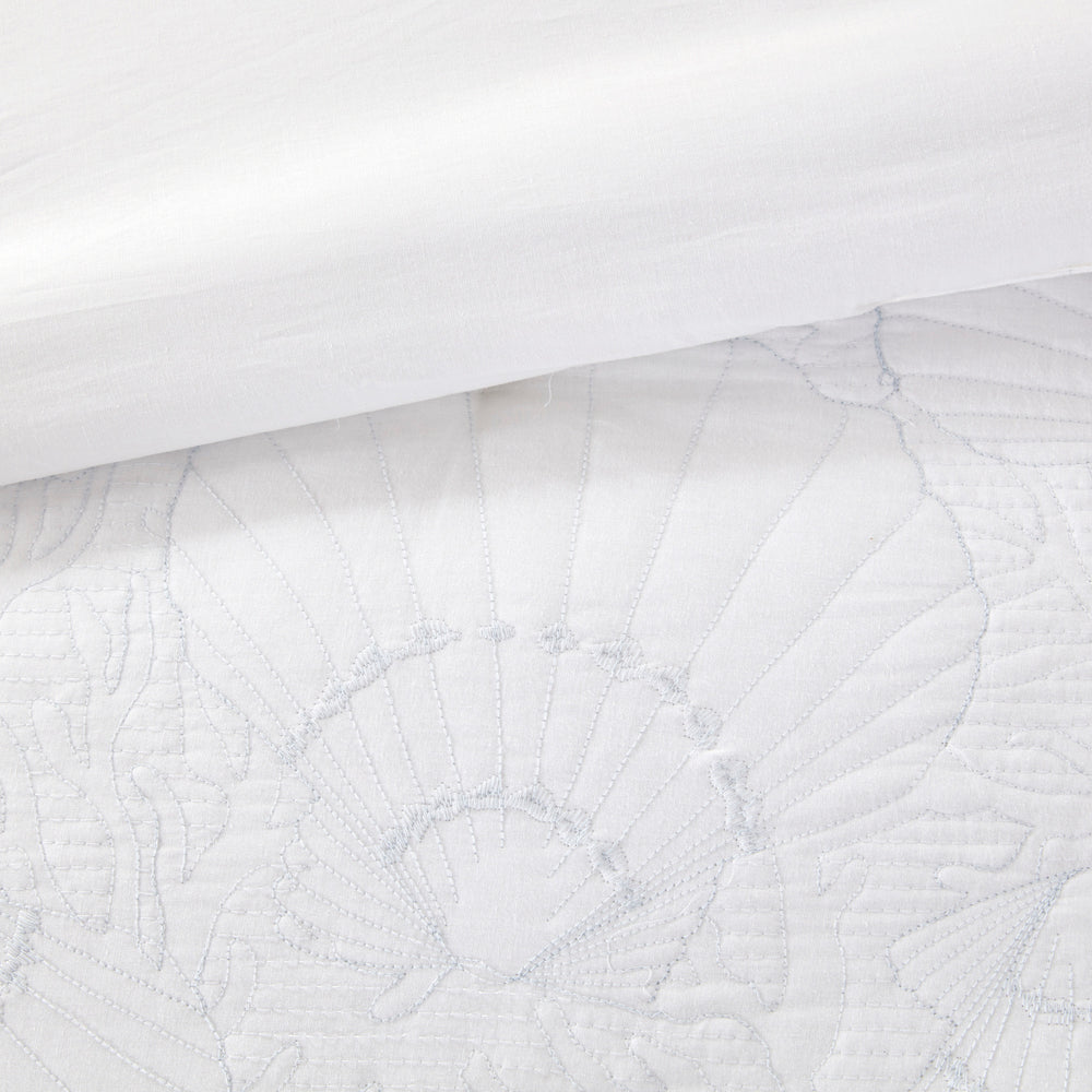 Comforter Set White King Media 3