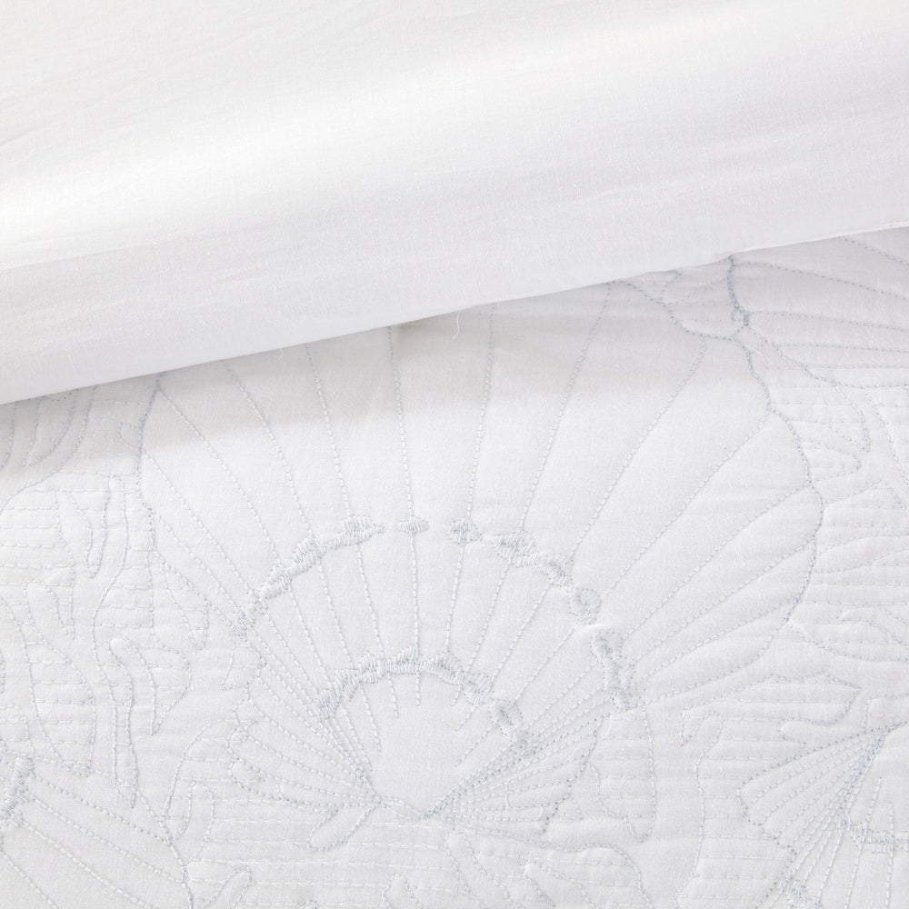 Comforter Set White King Media 3