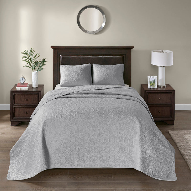 Reversible Bedspread Set Grey King