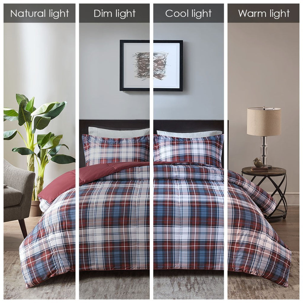 Twin/Twin XL 3M Scotchgard Down Alternative All Season Comforter Set Media 6