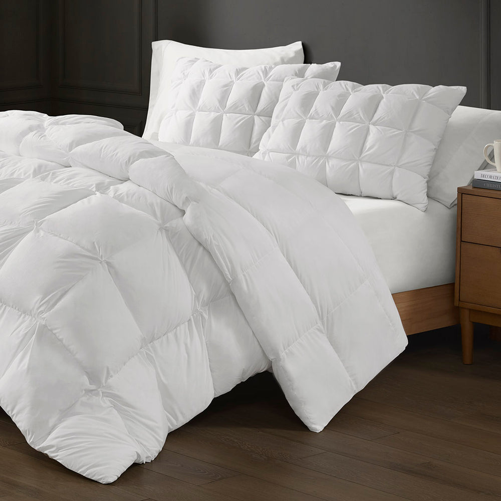 Overfilled Down Alternative Comforter White King/Cal King Media 10