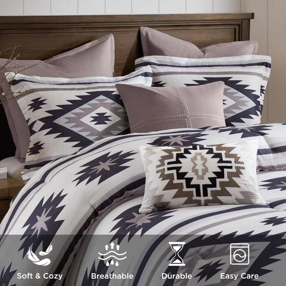 8- Piece Queen Comforter Set Media 11