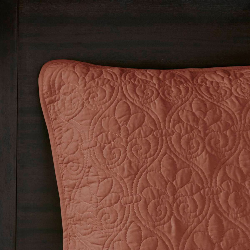 3 Piece Reversible Quilt Set Clay Red Full/Queen Media 11