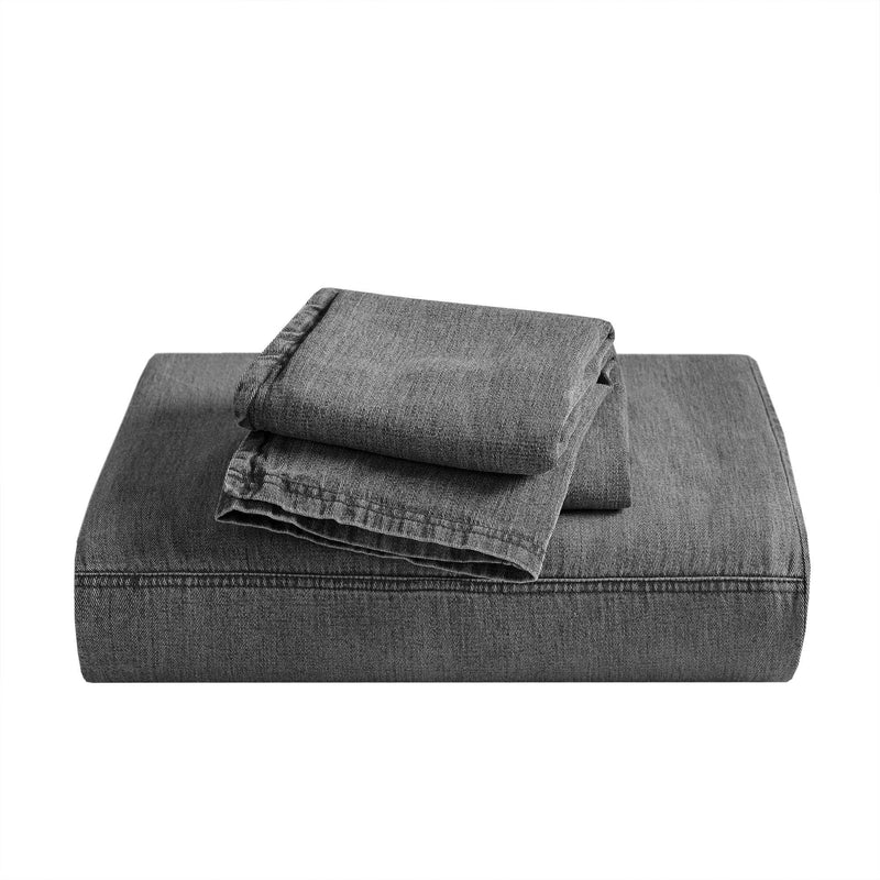 3PCS Twill Washed Duvet Set