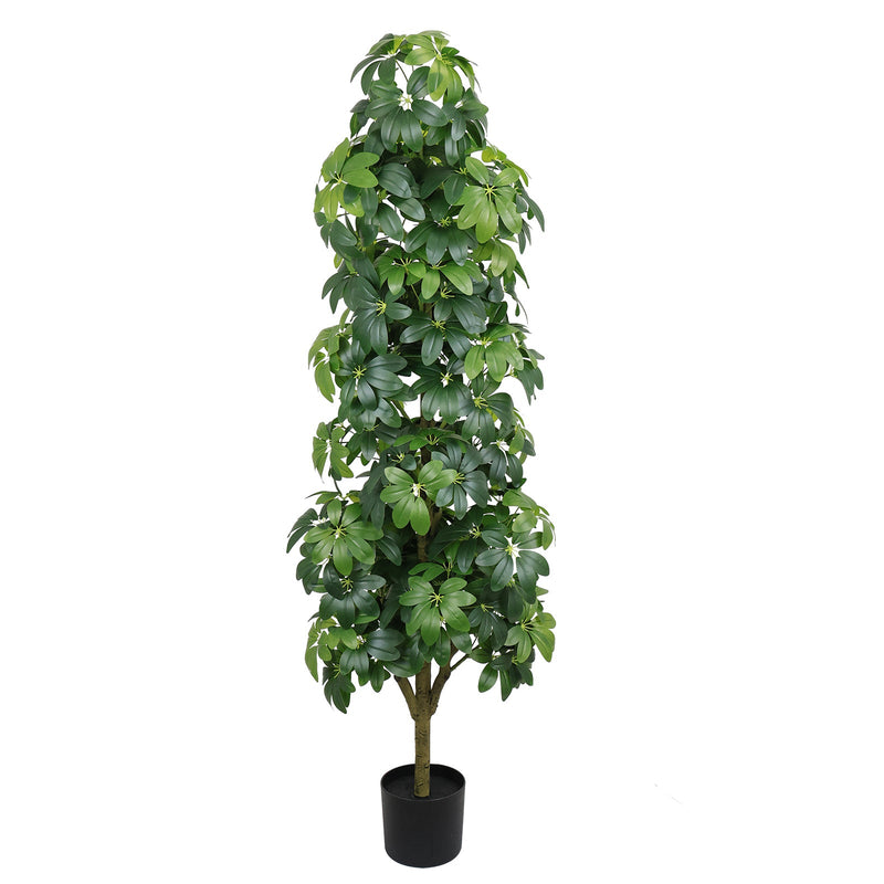 6FT Artificial Tree  Realistic Faux Tree, Suitable for Indoor and Outdoor Decoration ,1pc/set