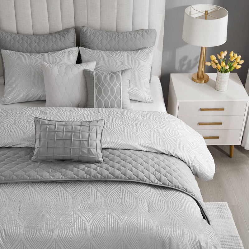 10- Piece Jacquard Comforter Set